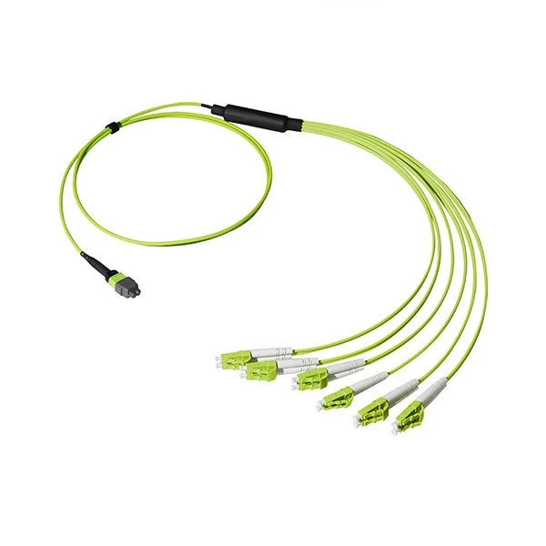 8F MPO To LC MPO OM5 Fiber Patchcord