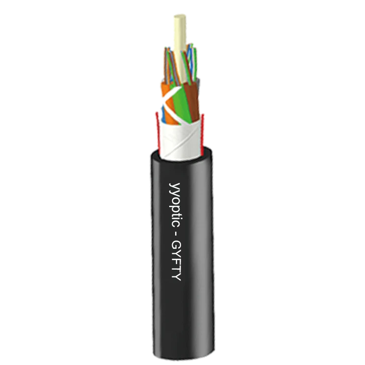 Non-Metallic GYFTY For High Fiber Count And Underground Installation Of Fiber Optic Cables